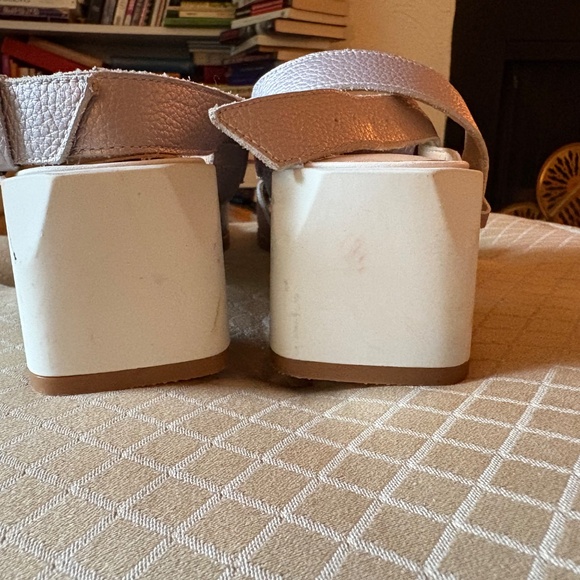 Perlato Square Heel Sandals 37 - Picture 5 of 10